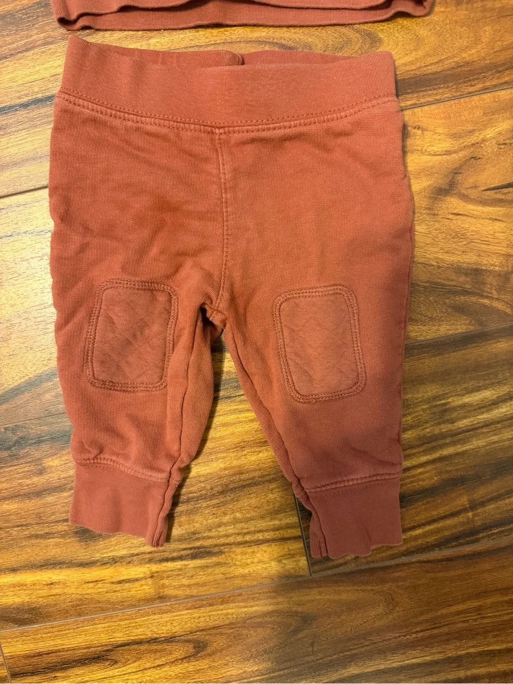 Carter's Rust Quilted Sweatshirt & Jogger Set